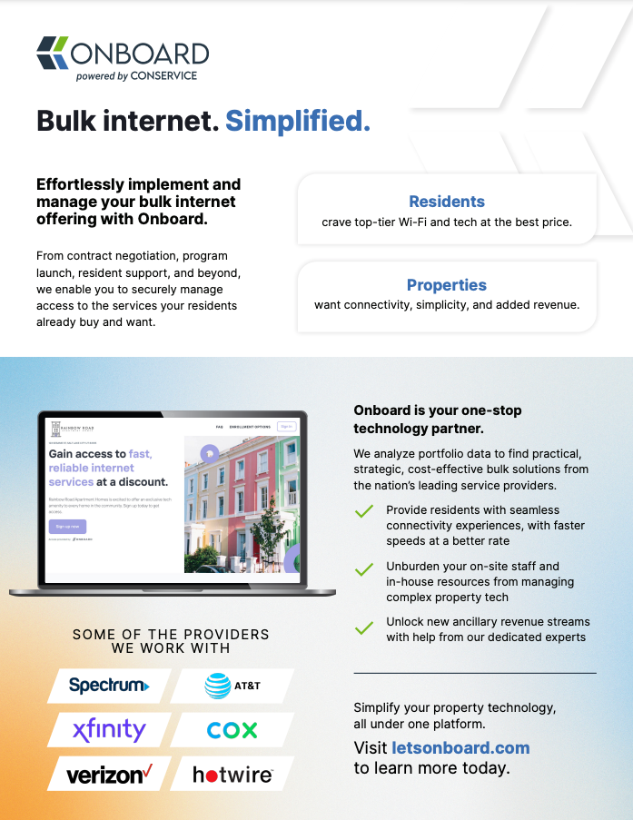 Discover Simplified Bulk Internet With Onboard
